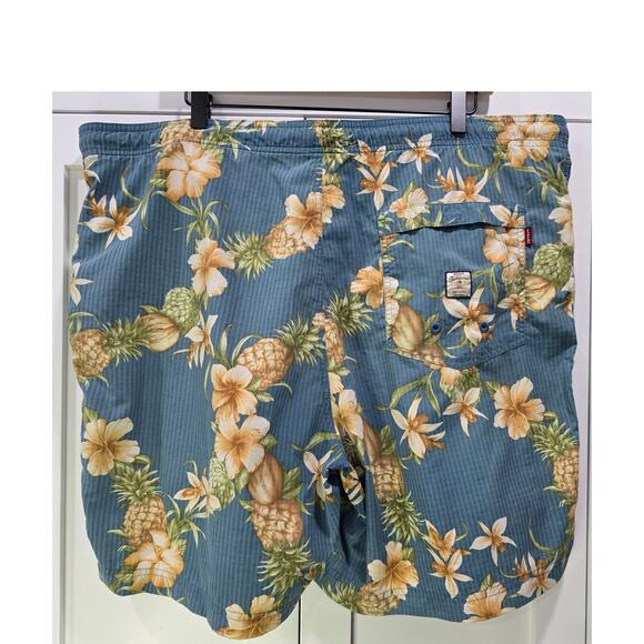 🌺 Tommy Bahama Paradise Nation Pineapple Floral Swim Trunks – Size Large - Picture 5 of 15
